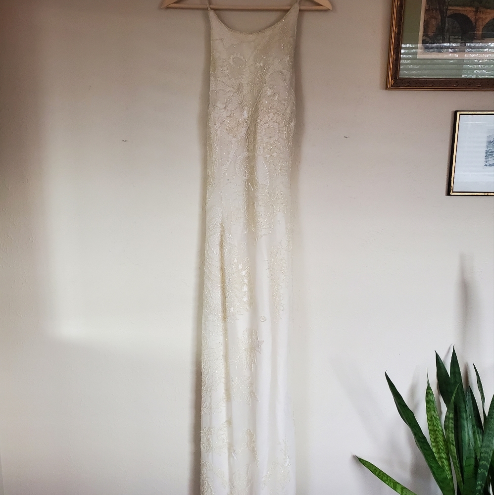 Vintage Beaded Wedding Dress
